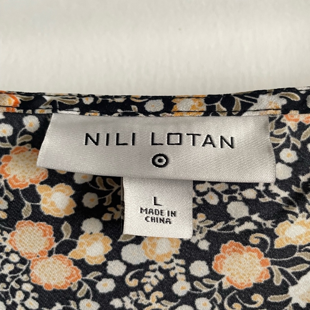 Nili Lotan X Target Floral Slip Dress Strap Dress. Pre-Owned. - Picture 6 of 9
